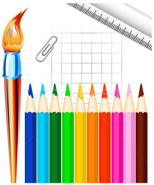 Stationary vector Stock photo © creatOR76