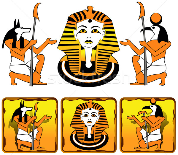 Płytek egipcjanin obraz starożytnych sfinks Zdjęcia stock © creatOR76