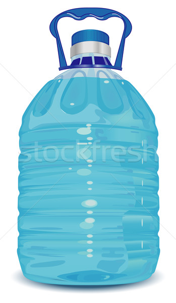 Stockfoto: Fles · behandelen · groot · water · vector