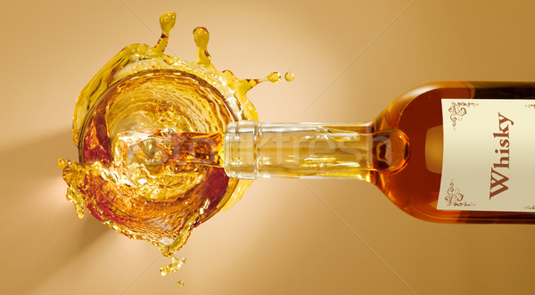 a splash of whisky Stock photo © crisp