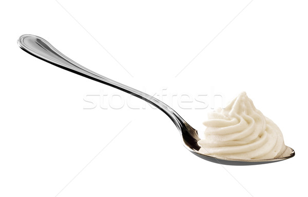 Whipped cream on a spoon Stock photo © crisp