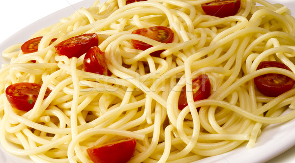 Spaghetti and tomato Stock photo © crisp