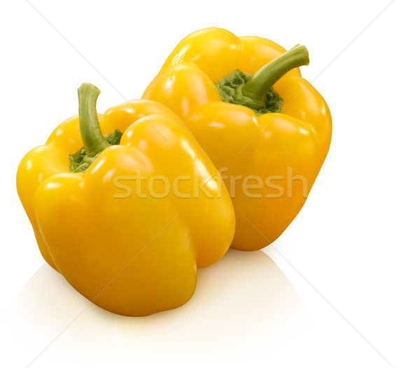 yellow paprika isolated on white Stock photo © crisp