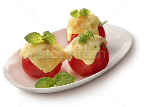 Tomato gratin on a plate Stock photo © crisp
