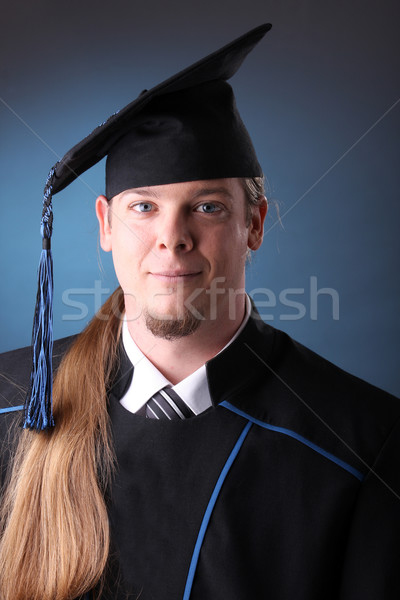 Stock photo: graduation young man