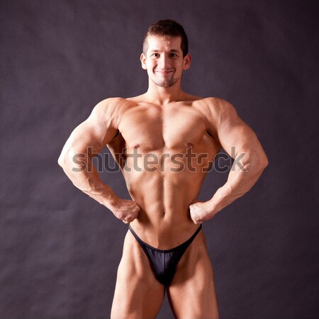 young bodybuilder Stock photo © csakisti