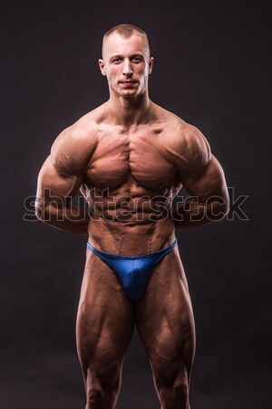 Bodybuilder posing Stock photo © csakisti