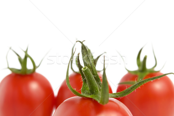 Pomodori bianco quattro fresche isolato alimentare Foto d'archivio © CsDeli