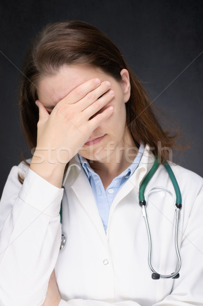 Tired doctor Stock photo © CsDeli