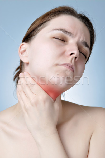 Stock photo: Neck pain