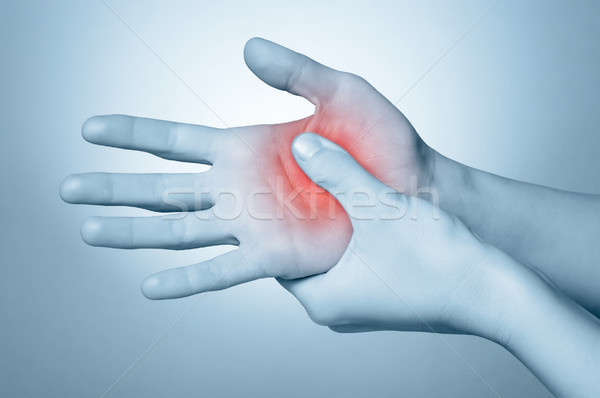 Woman with hand pain Stock photo © CsDeli