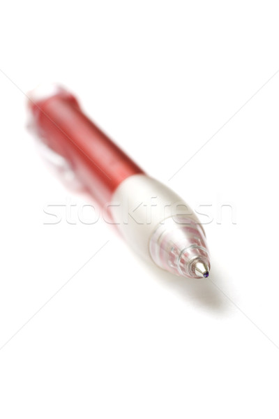 Vermelho caneta branco negócio trabalhar faculdade Foto stock © ctacik