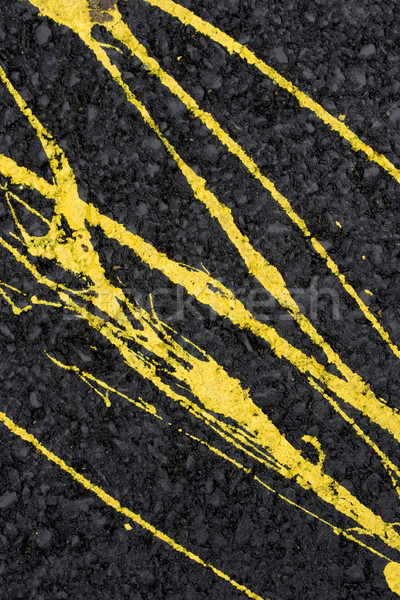 Amarelo pintar parede cimento fundo Foto stock © ctacik