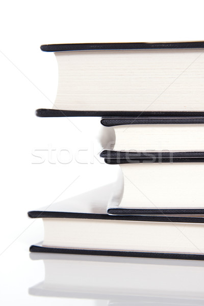 Boglya keményfedeles könyvek fehér papír ötlet Stock fotó © ctacik