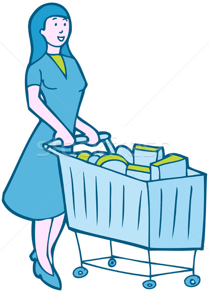 Shopping Groceries Stock photo © cteconsulting