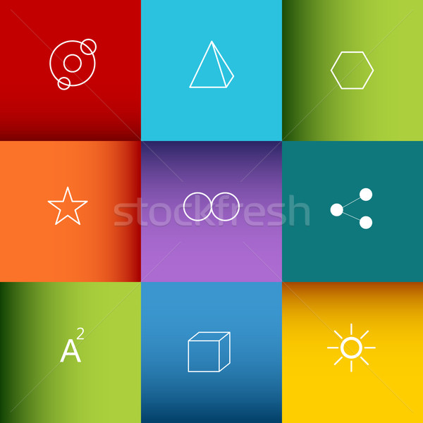 Geometric Symbol Background Stock photo © cteconsulting