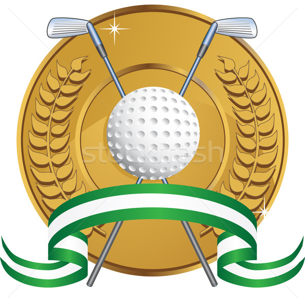 Golfing Icon Stock photo © cteconsulting