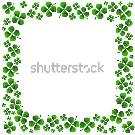Quattro foglia trifoglio immagine pattern sfondo Foto d'archivio © cteconsulting