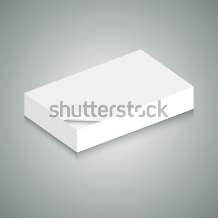 3D carta bianca carta arte Foto d'archivio © cteconsulting