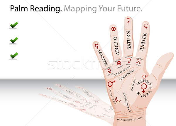 Palm Reading Slide Stock photo © cteconsulting