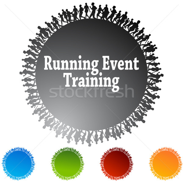 Running Event Training Circle Stock photo © cteconsulting