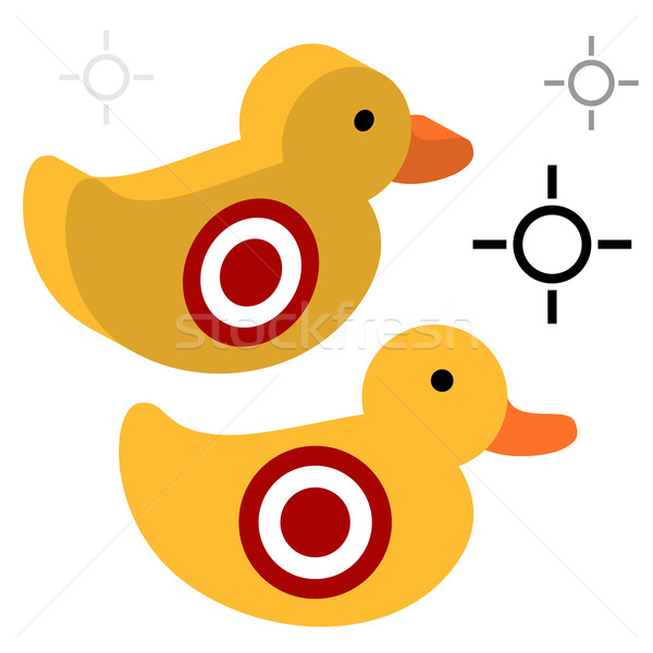 Stock photo: Duck Shooting Target