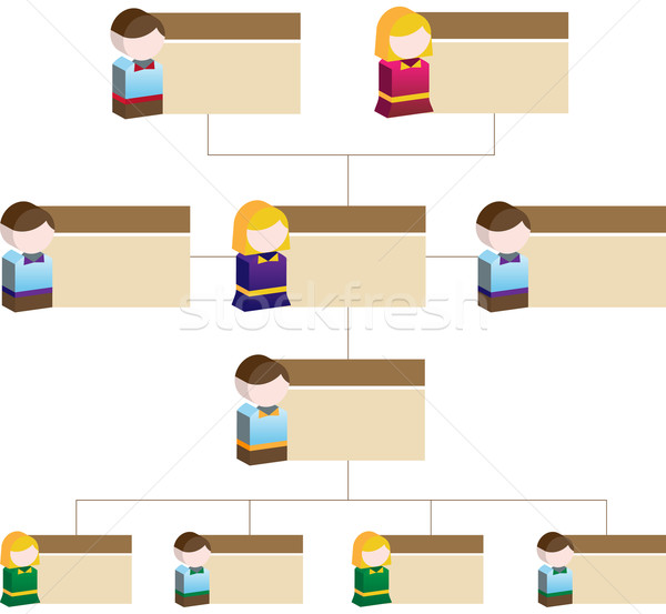 Diversity Organizational Chart - Children Stock photo © cteconsulting