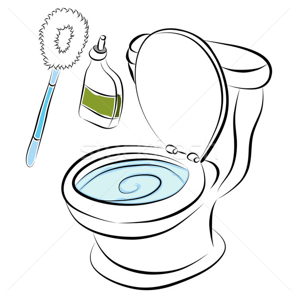 Toilet Bowl Cleaning Tools Stock photo © cteconsulting