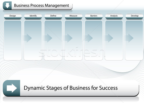 Zdjęcia stock: Działalności · proces · zarządzania · obraz · projektu · niebieski