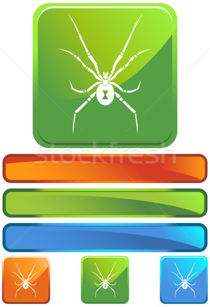 Araignée image design noir blanche bug [[stock_photo]] © cteconsulting