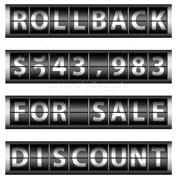 Rollback Prices Gauge Stock photo © cteconsulting