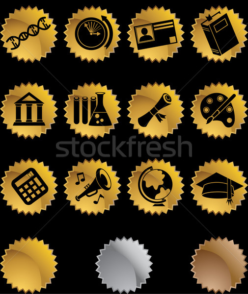 Education Icons Stock photo © cteconsulting