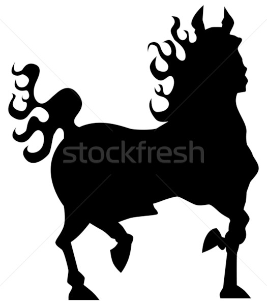 Fire Horse Icon Stock photo © cteconsulting