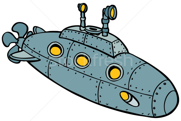 Sottomarino immagine mare Ocean guerra nero Foto d'archivio © cteconsulting