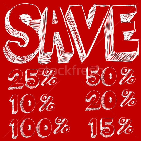 Discount Savings Text Stock photo © cteconsulting