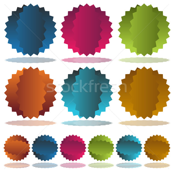 Starburst Dent Set Stock photo © cteconsulting