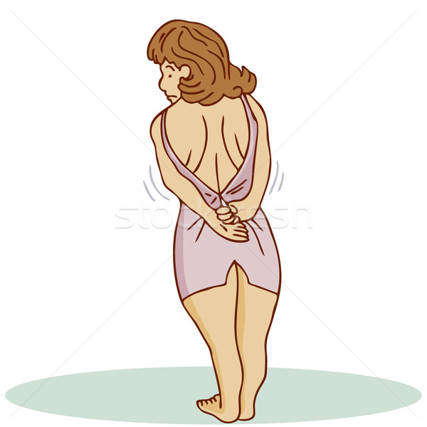Too Tight Dress Woman Stock photo © cteconsulting