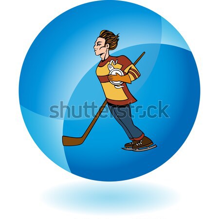 Hockey Player Stock photo © cteconsulting