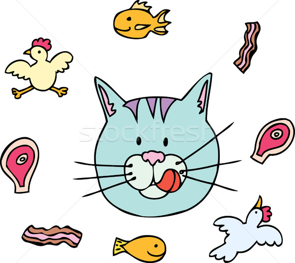 Cat Food Stock photo © cteconsulting