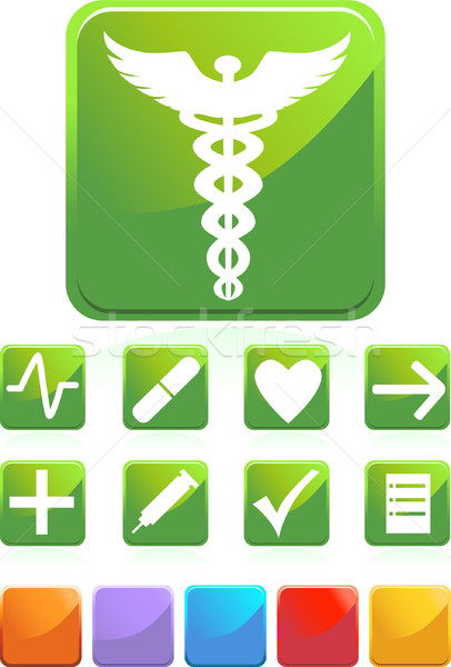 Medical Icons - Square Stock photo © cteconsulting