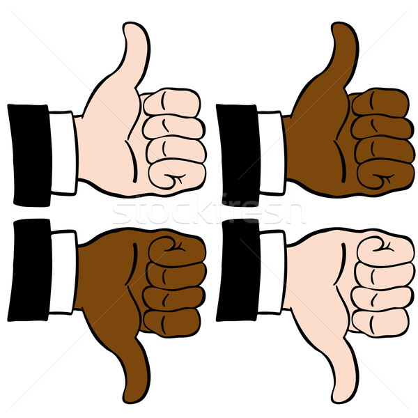Thumbs Set Stock photo © cteconsulting