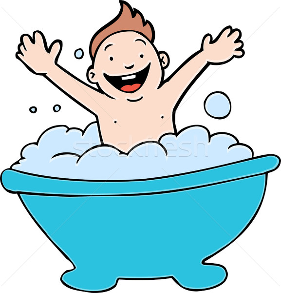 Child Bubble Bath Stock photo © cteconsulting