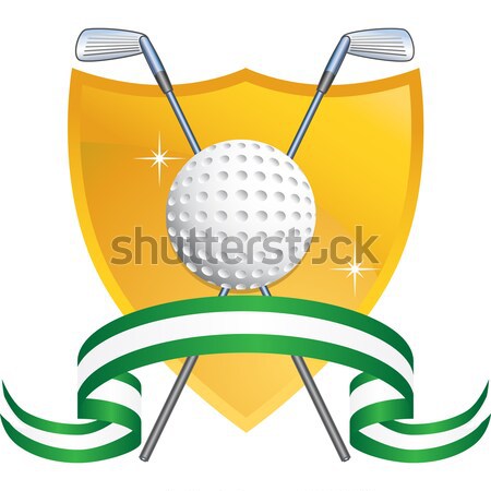 Golfing Icon Stock photo © cteconsulting