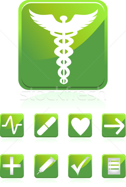 Medical Icons - Square Stock photo © cteconsulting