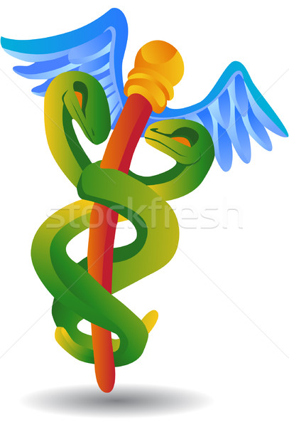 Caduceus Medical Symbol - Cartoon Stock photo © cteconsulting