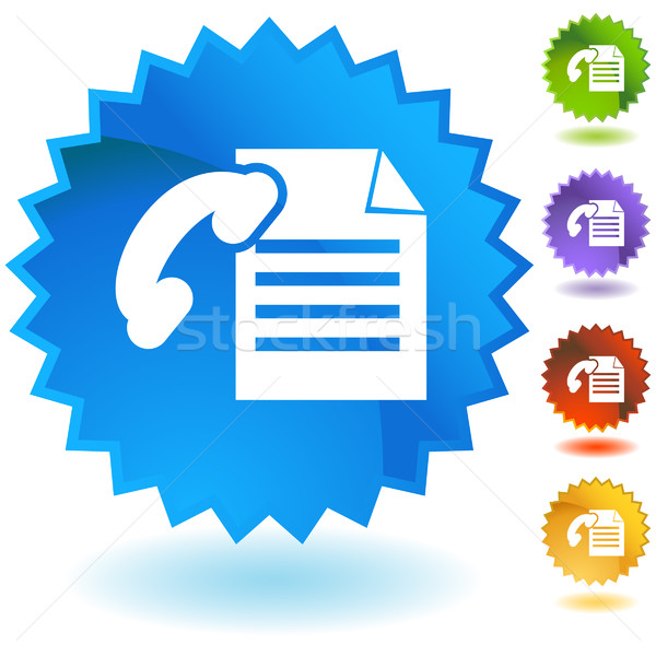 Fax Document Stock photo © cteconsulting