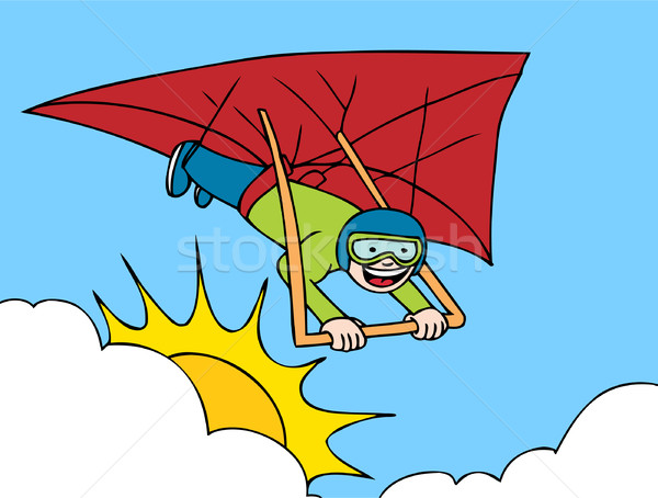 Hang Gliding Adventure Stock photo © cteconsulting
