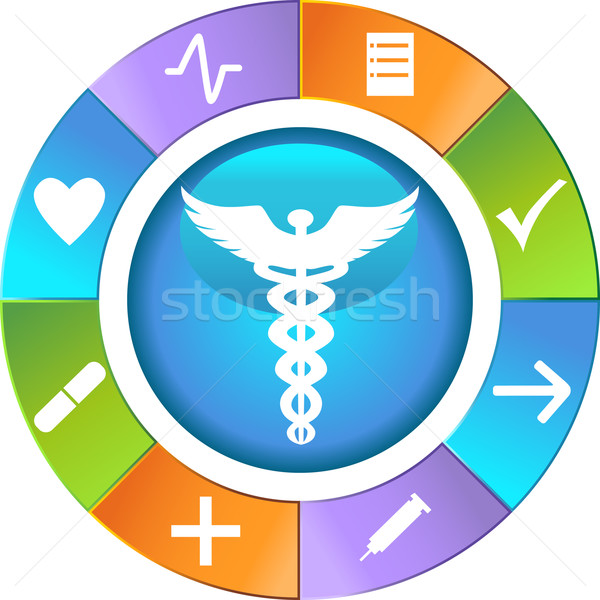 Healthcare Wheel - Simple Stock photo © cteconsulting