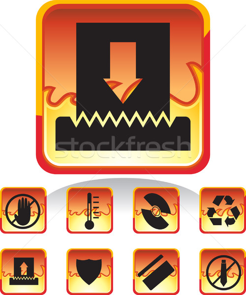 Shredder Icons Stock photo © cteconsulting