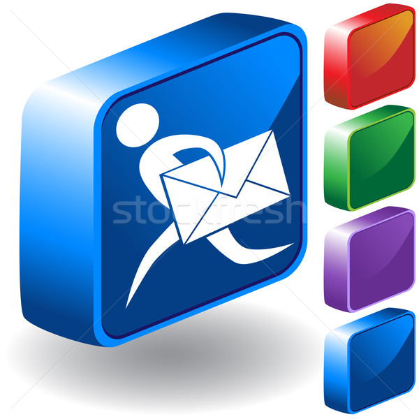 E-mail iconen afbeelding icon brief slot Stockfoto © cteconsulting
